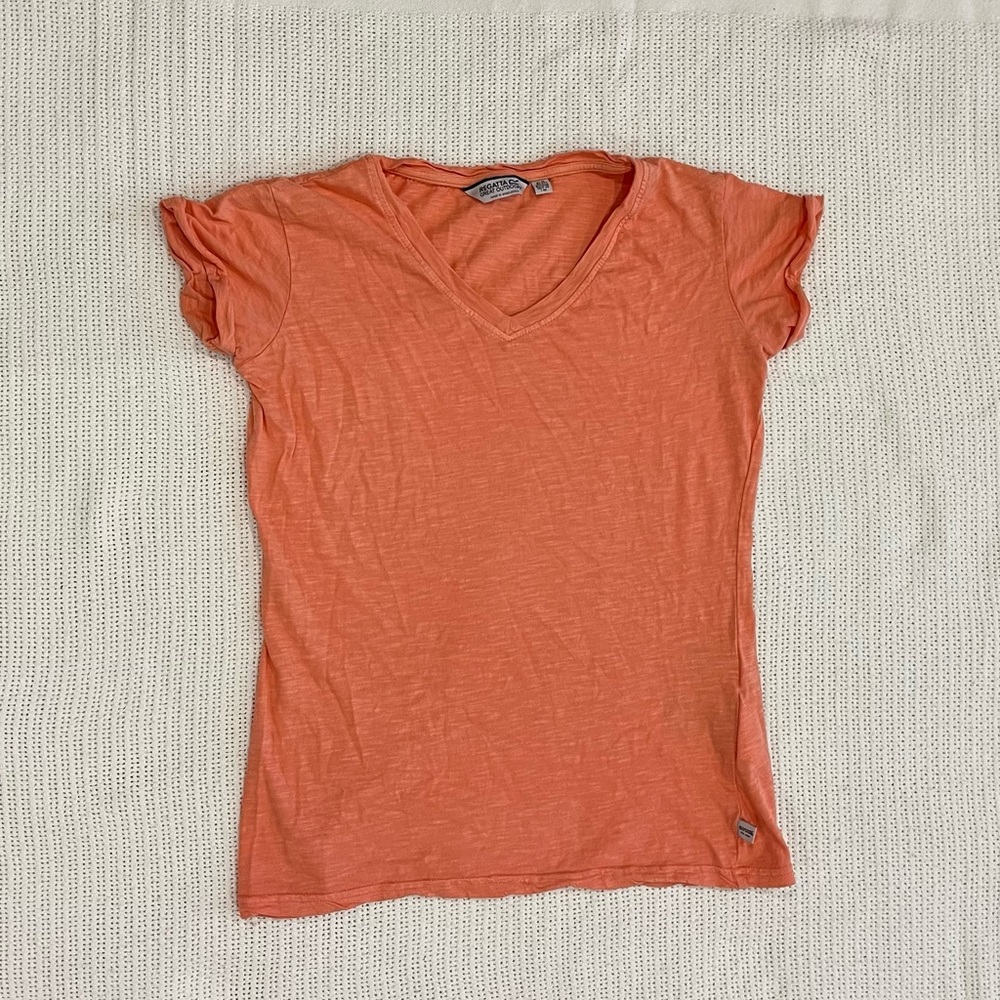 Regatta Orange/Coral V-neck T-shirt
